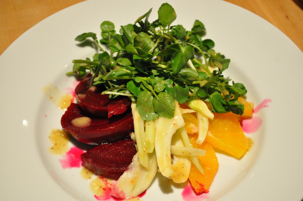 Roasted Beet, Orange and Fennel Salad