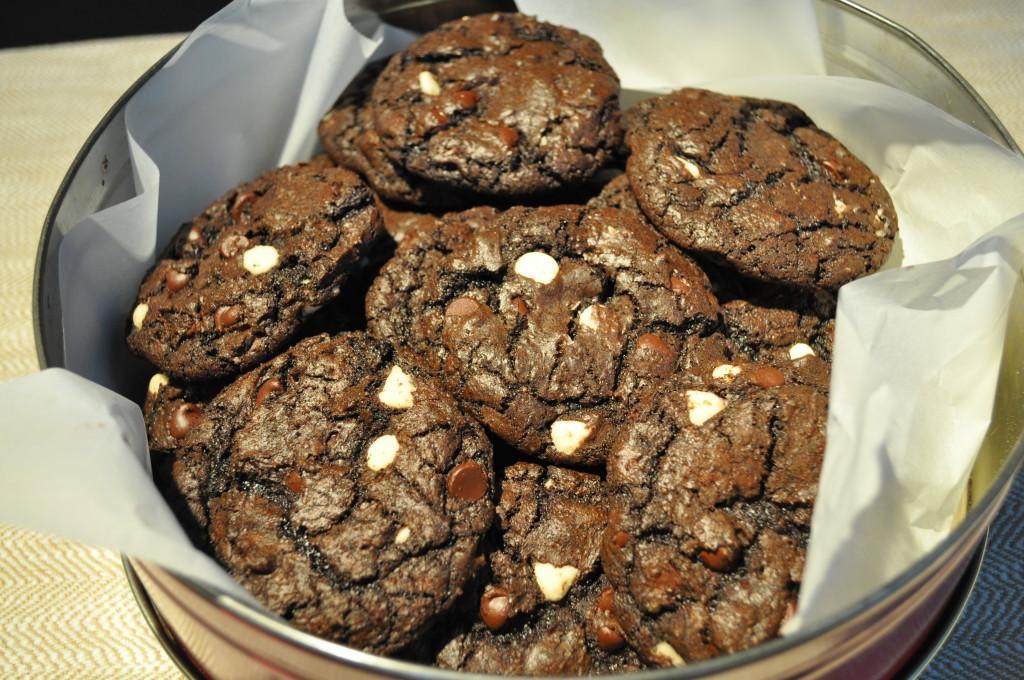 Triple Chocolate Cookies