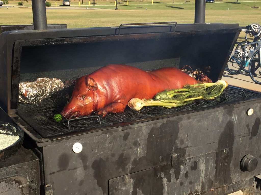 Pig Roast at TR Market