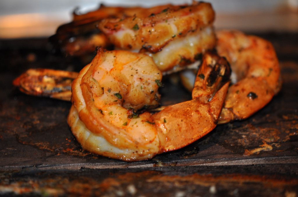 Cedar Plank Grilled Shrimp