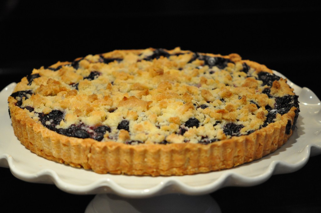 Blueberry Tart with Crumb Topping