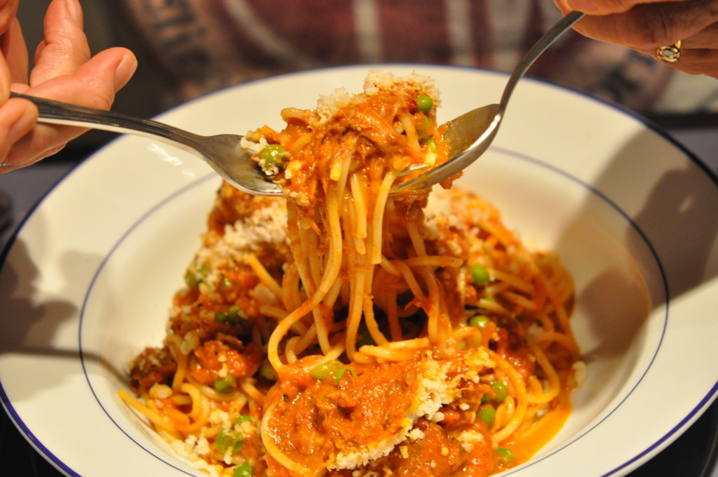 Spaghetti In Roasted Marinara