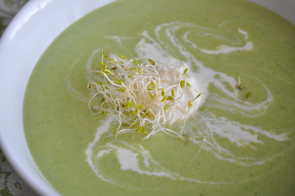 Chilled Sweet Pea Vichyssoise