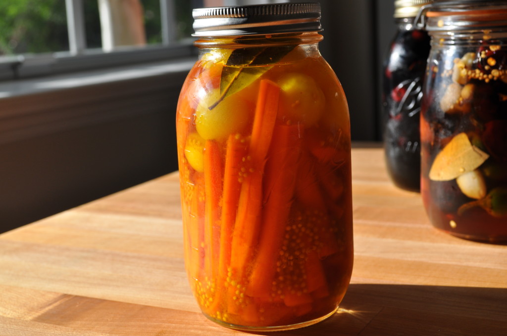 Curried Pickled Carrots